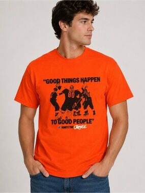 Philadelphia Flyers Good Things Happen To Good People Orange Tee XL